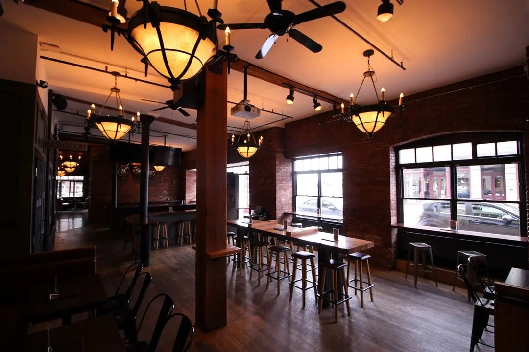 A flexible group dining room inside Swan's